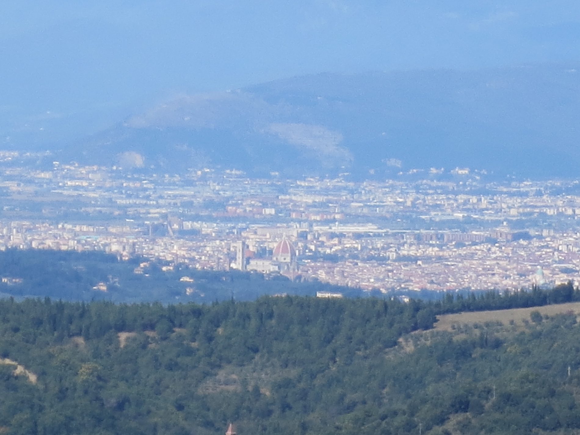 Blick bis Florenz