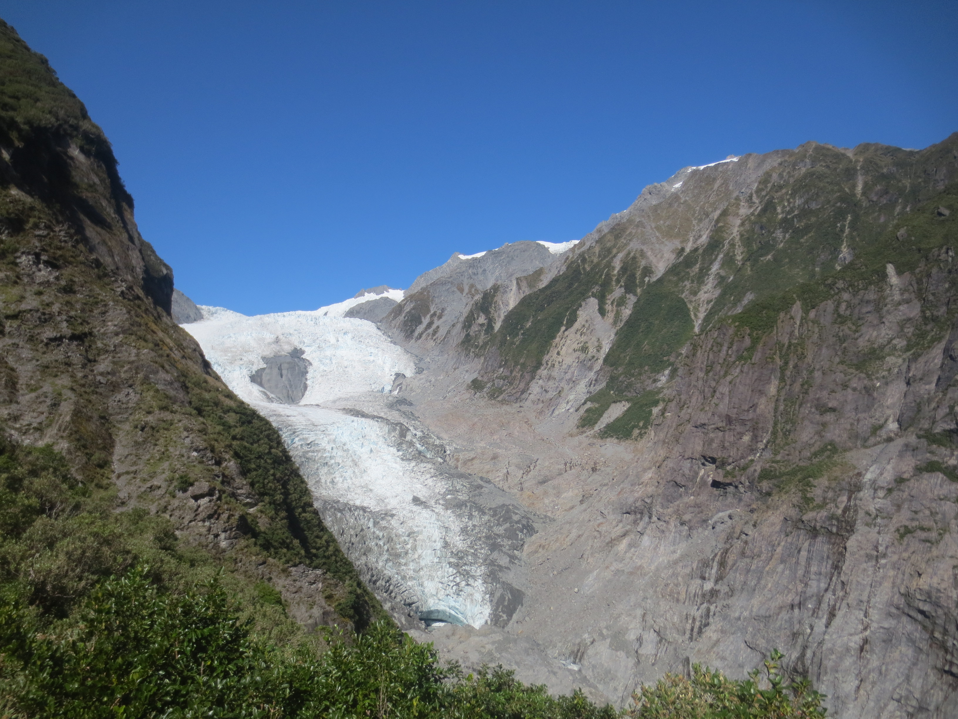 Blick auf den Franz-Josef-Gletscher
